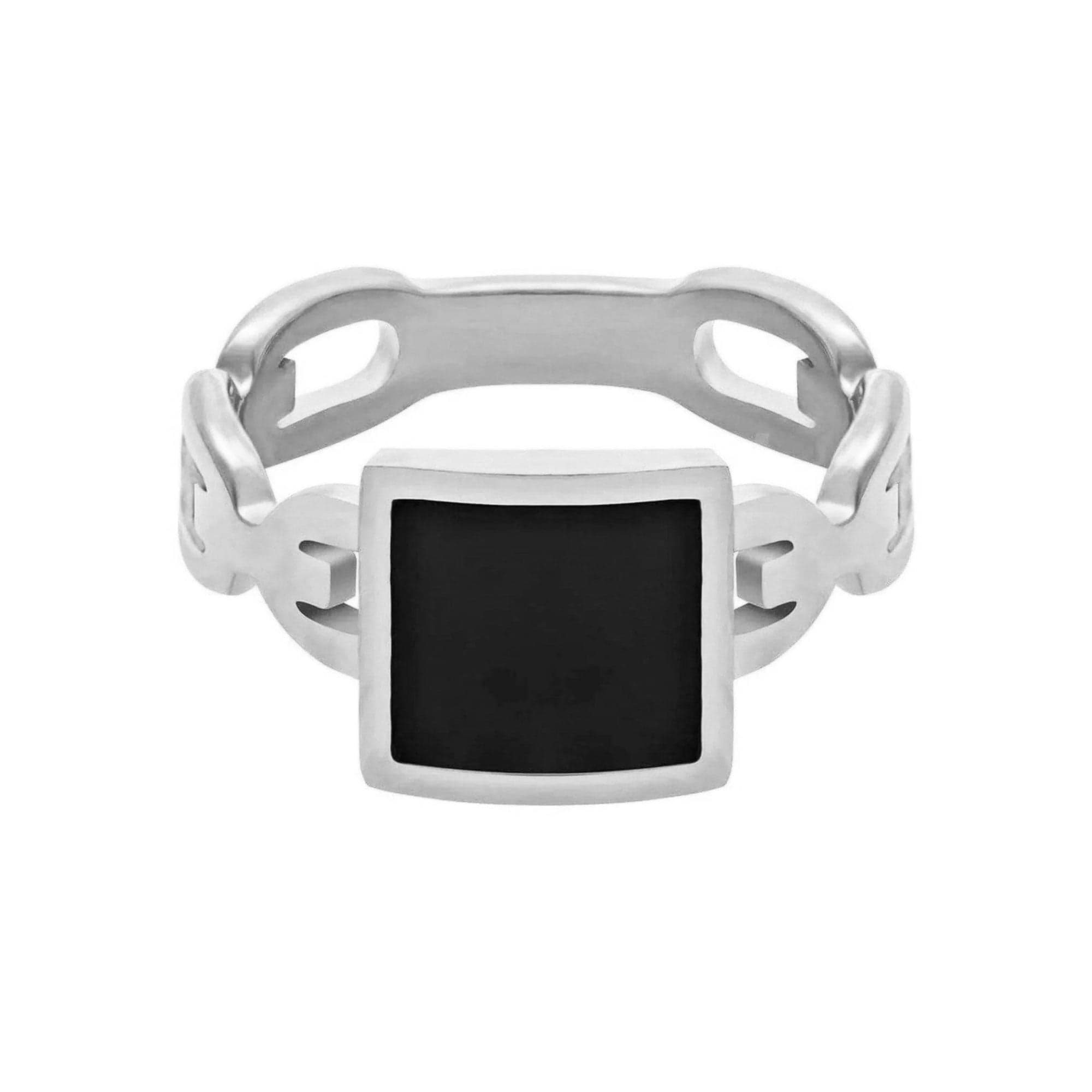 BohoMoon Stainless Steel Aria Ring Silver / US 4 / UK H / EUR 46 / (xxsmall)