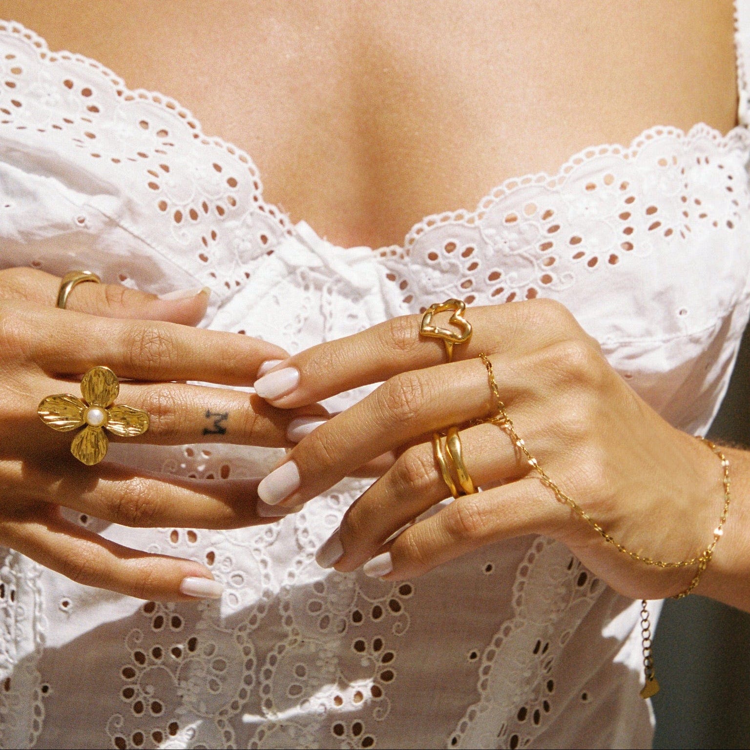 Aurelie Pearl Ring