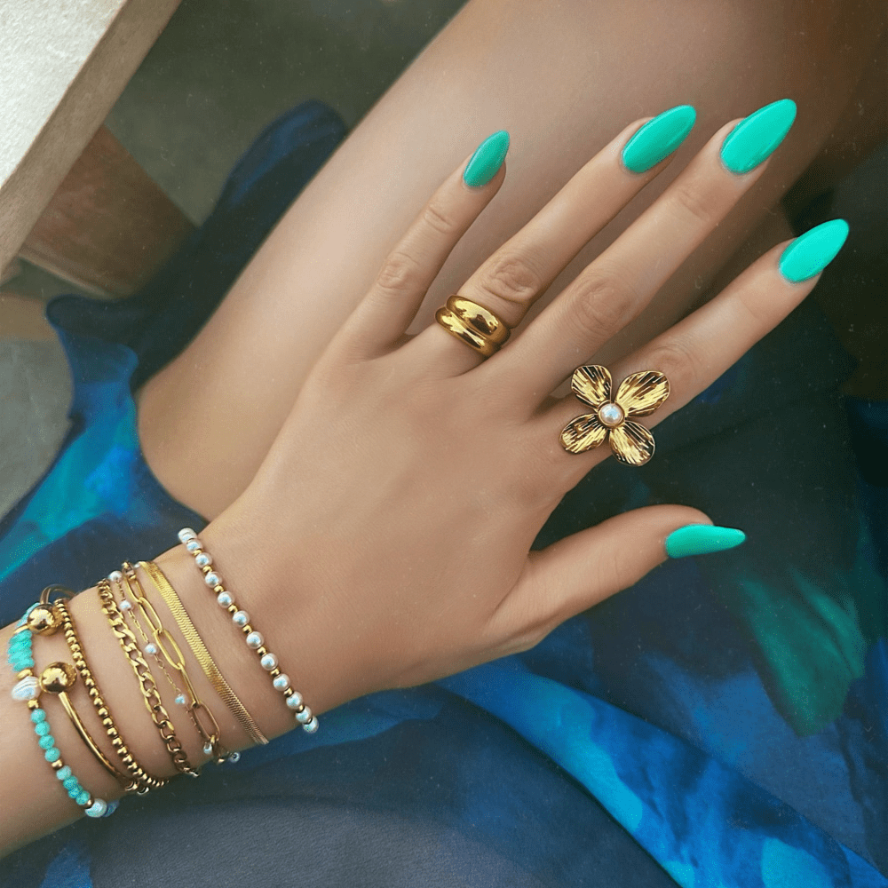 Aurelie Pearl Ring