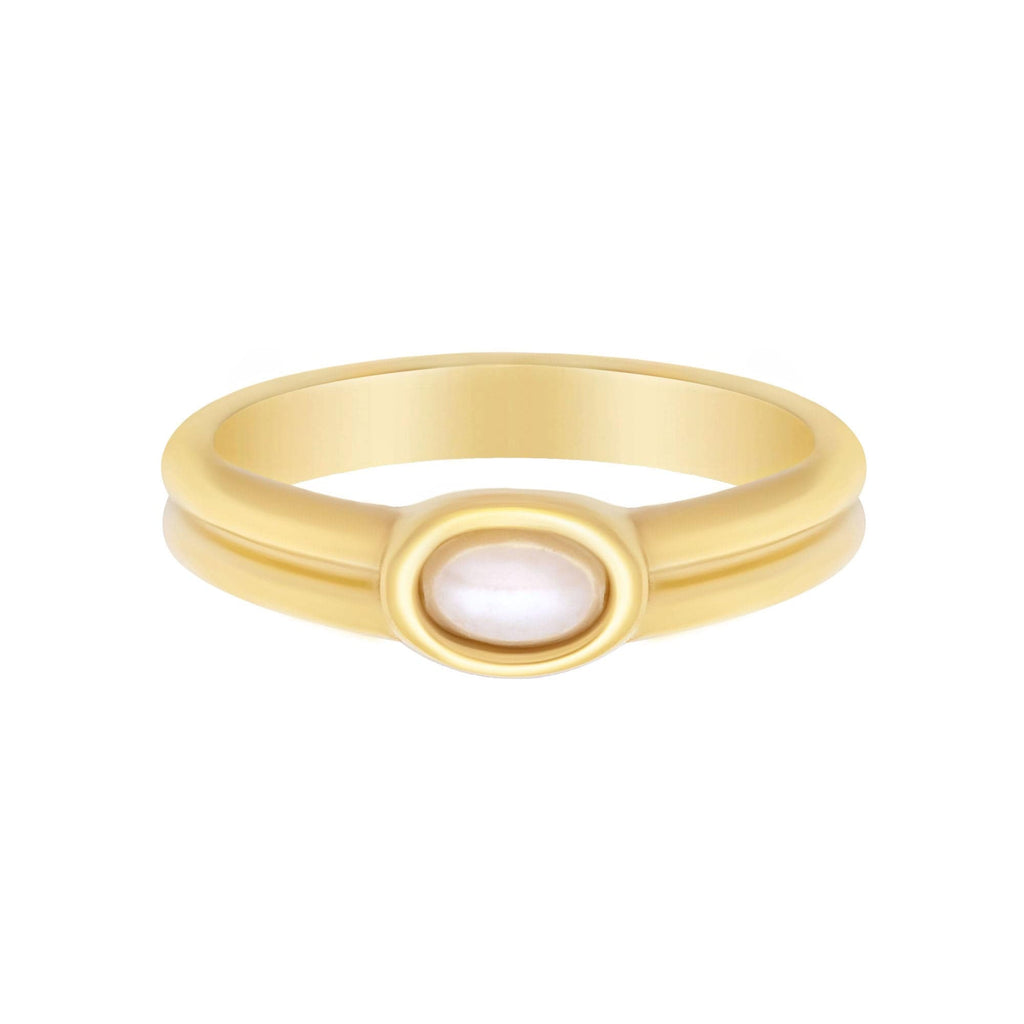 Bohomoon Stainless Steel Charlotte Pearl Ring