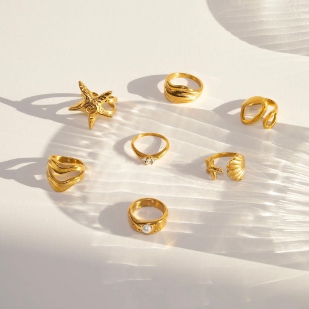 Double Swirl Ring