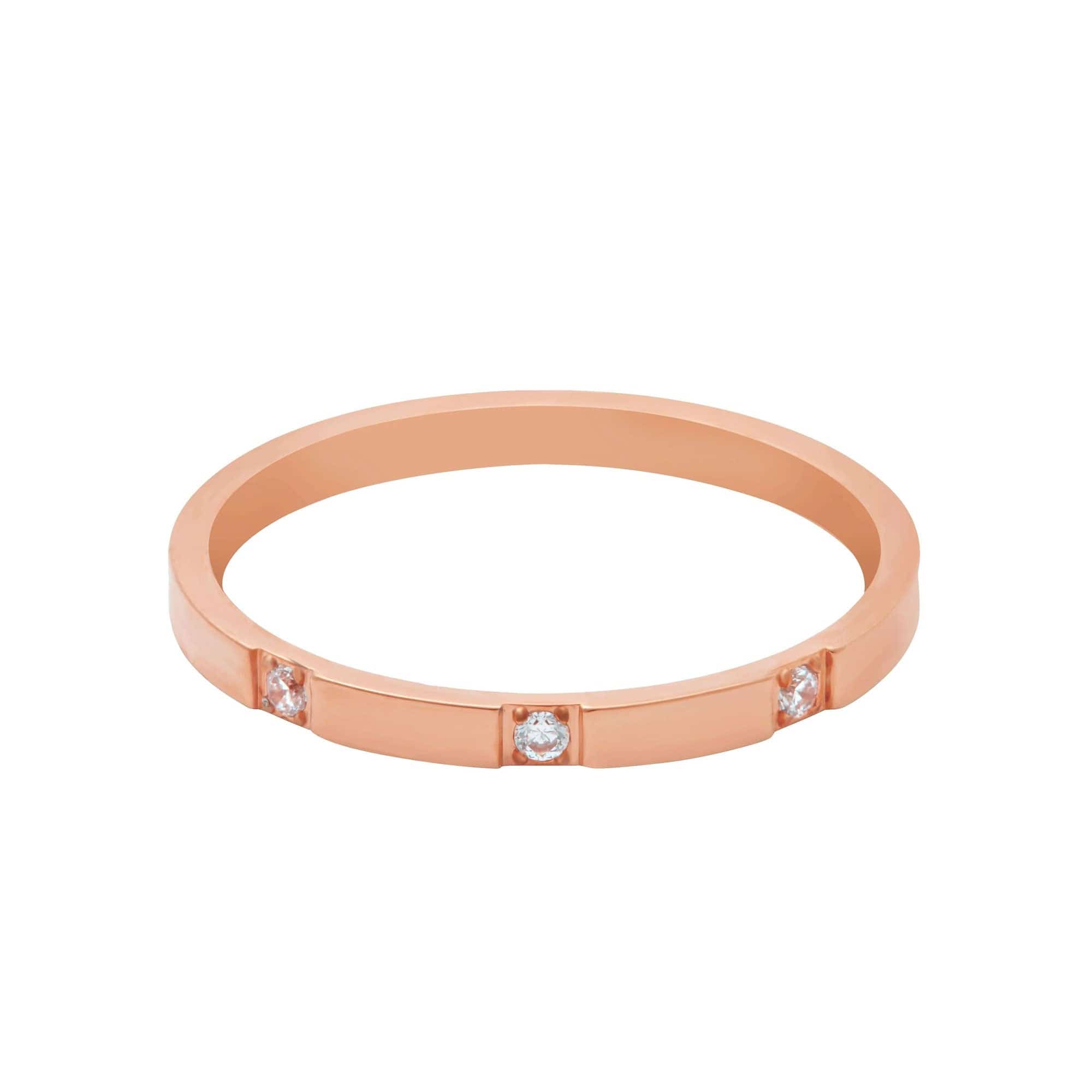 BohoMoon Stainless Steel Dream Ring Rose Gold / US 4 / UK H / EUR 46 / (xxsmall)