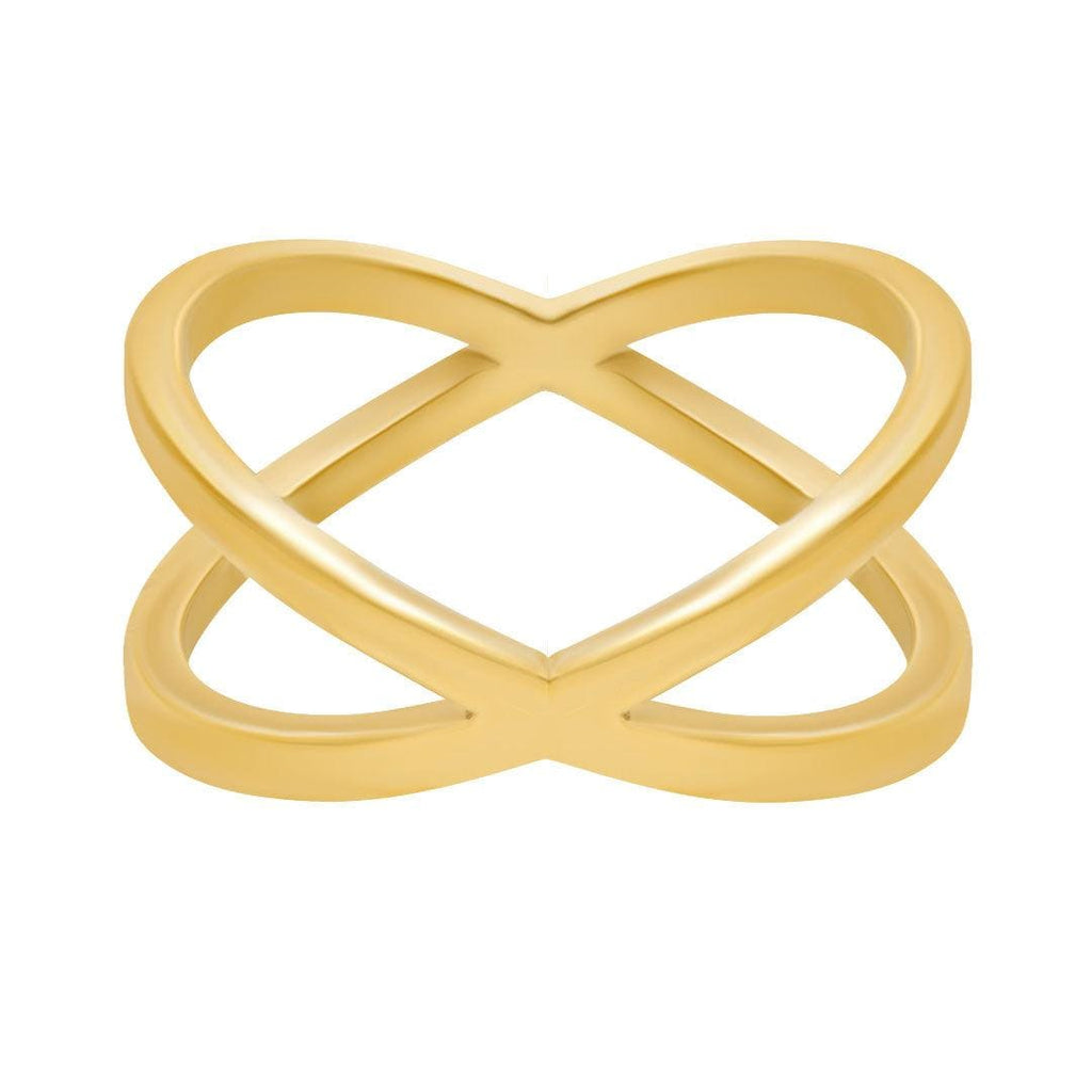 BohoMoon Stainless Steel Ego Ring Gold / US 7 / UK N / EUR 54 (medium)