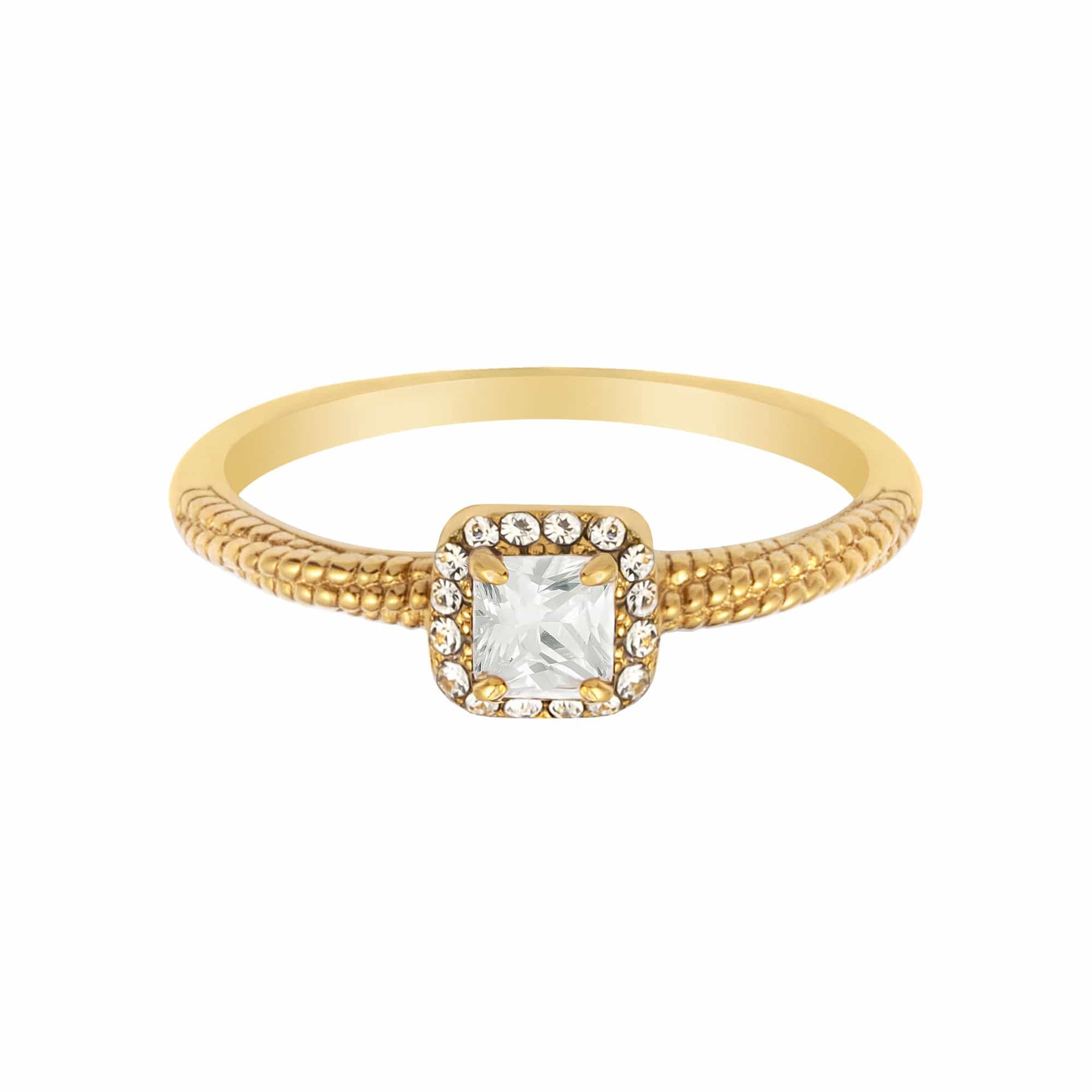 BohoMoon Stainless Steel Fortune Ring Gold / US 5 / UK J / EUR 49 (x small)