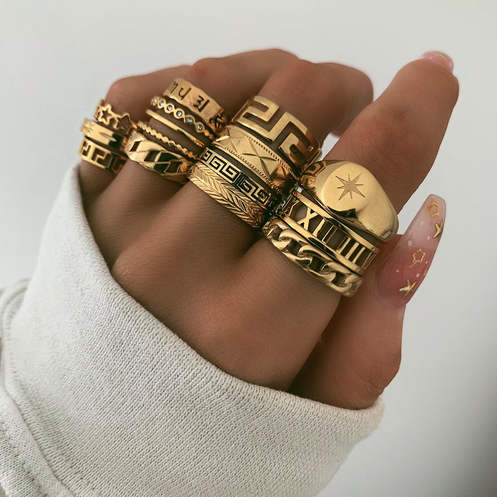 Greek Key Ring