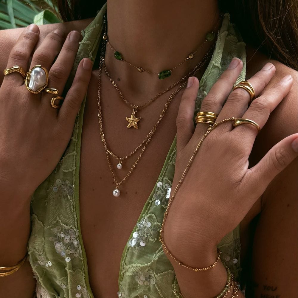 Laurel Pearl Ring