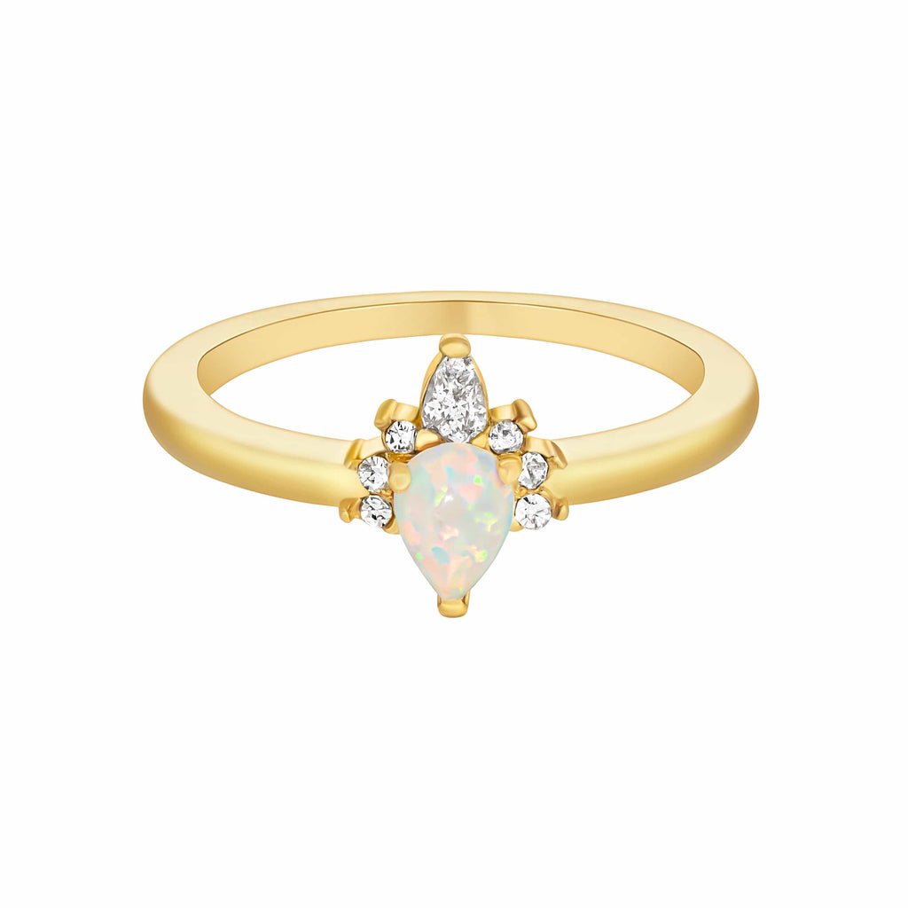 Bohomoon Stainless Steel Quinn Opal Ring