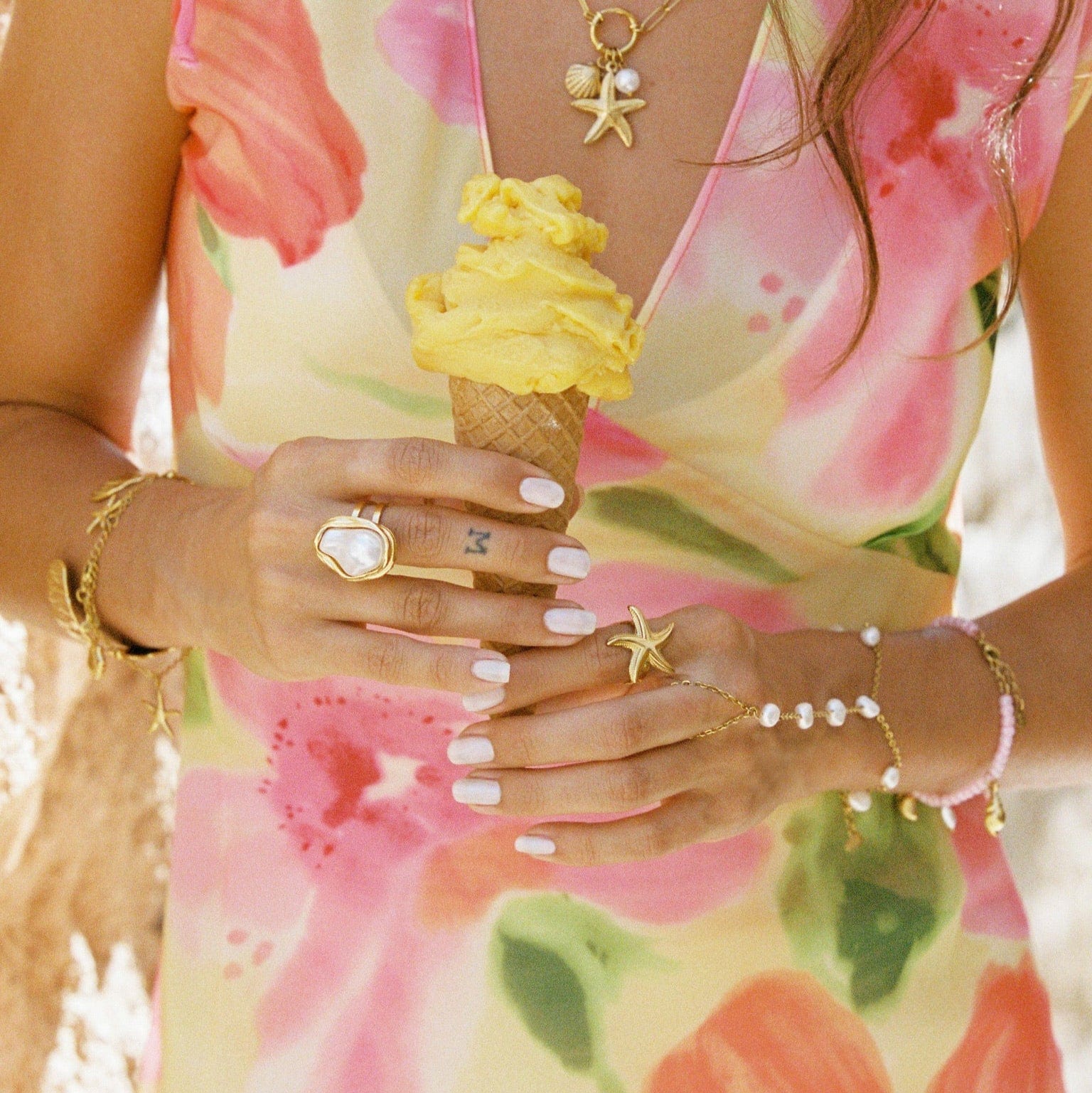 Laurel Pearl Ring