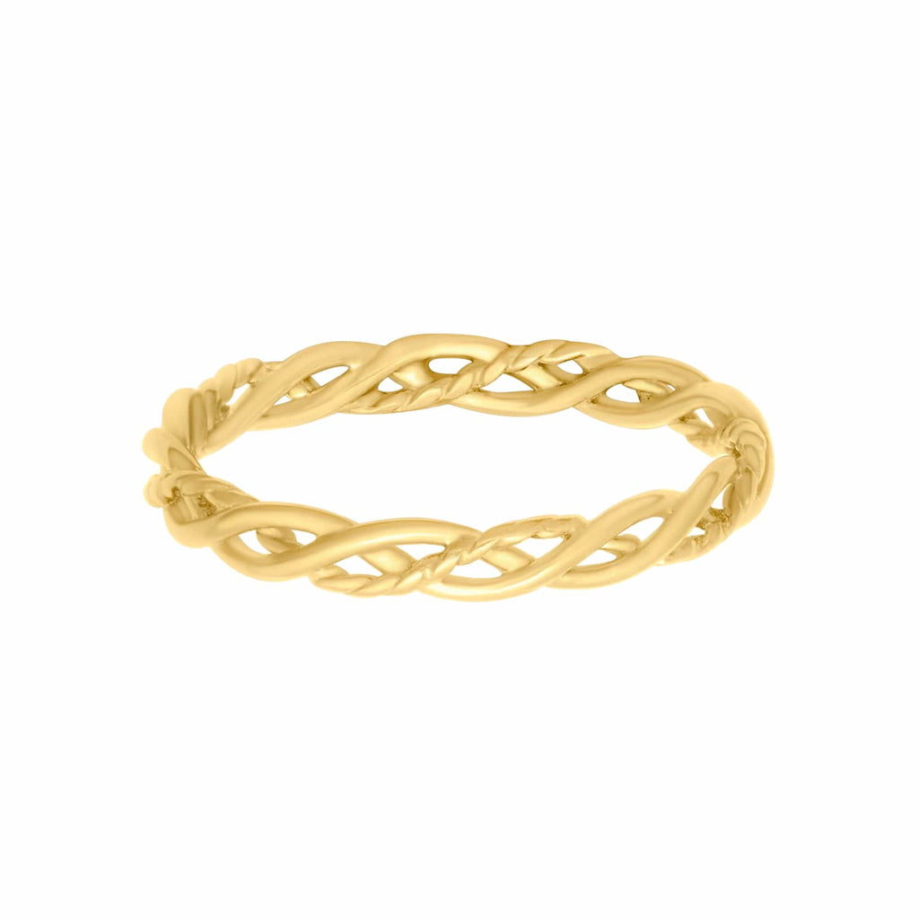 BohoMoon Stainless Steel Temple Ring Gold / US 5 / UK J / EUR 49 (x small)