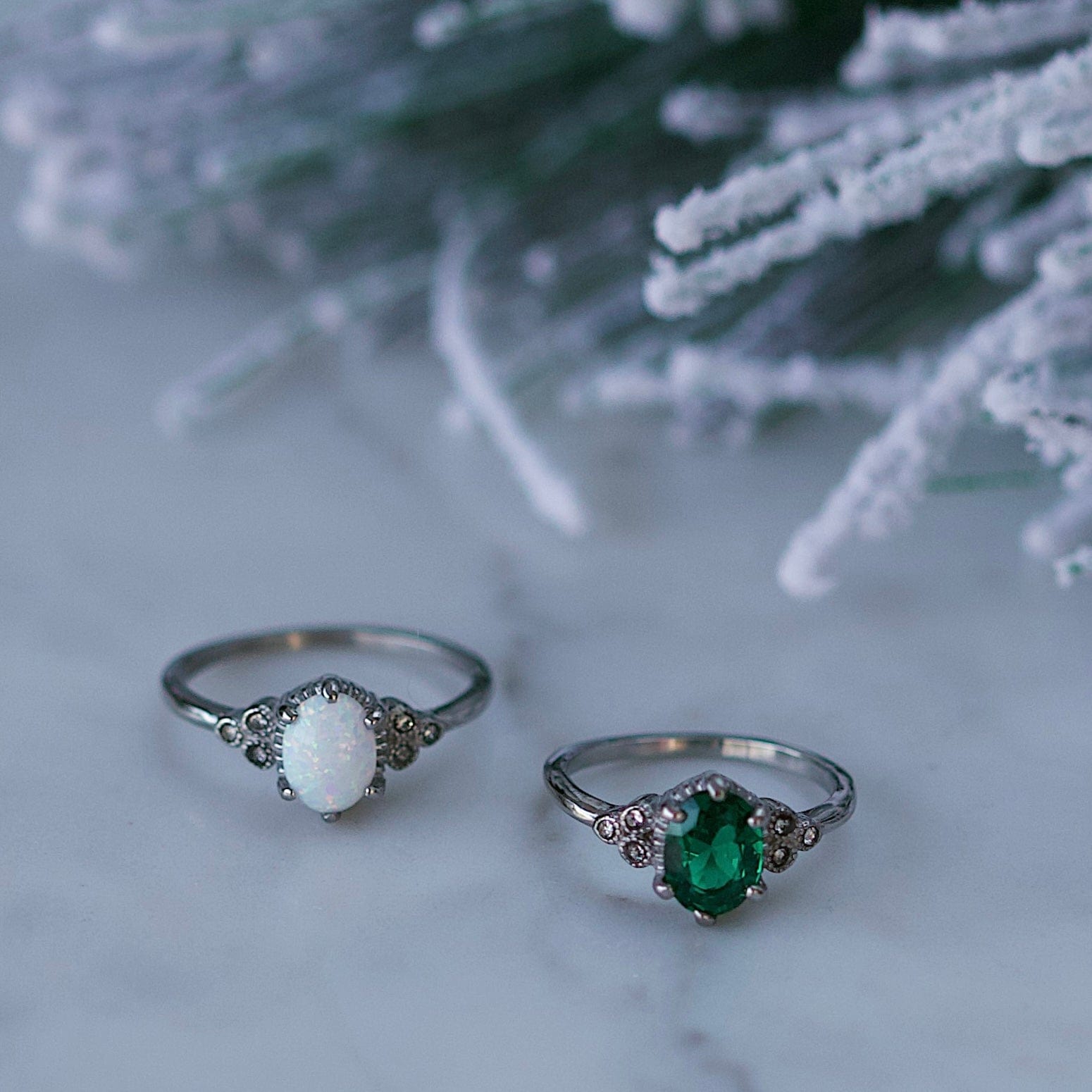Winter Opal Ring